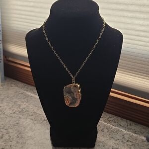 Unique Gold Pendant Necklace